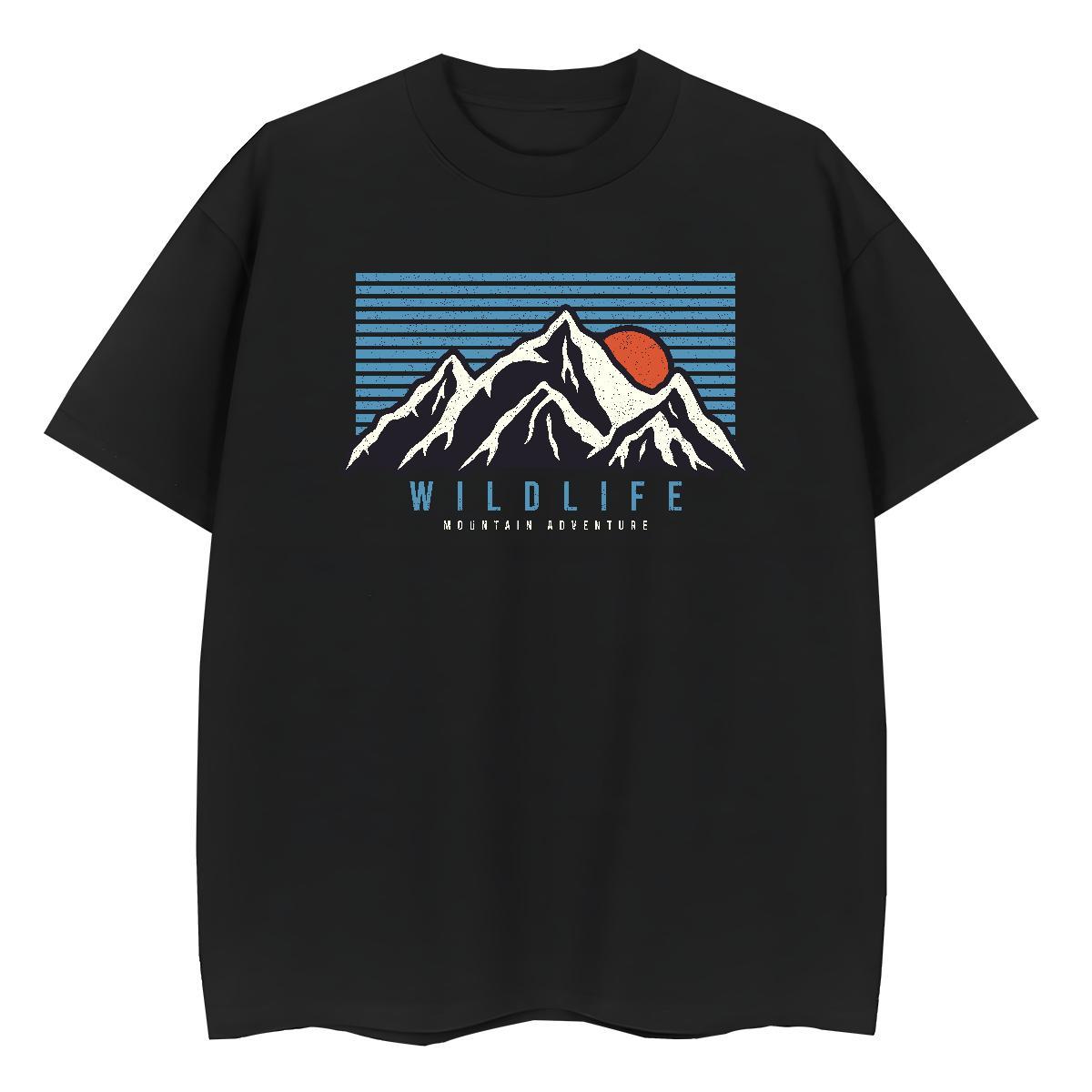 2024 Casual Lady T shirt Casual Beach Crew Neck Polos Designer 230g Pure Cotton mountains Custom Printing Women T Shirts