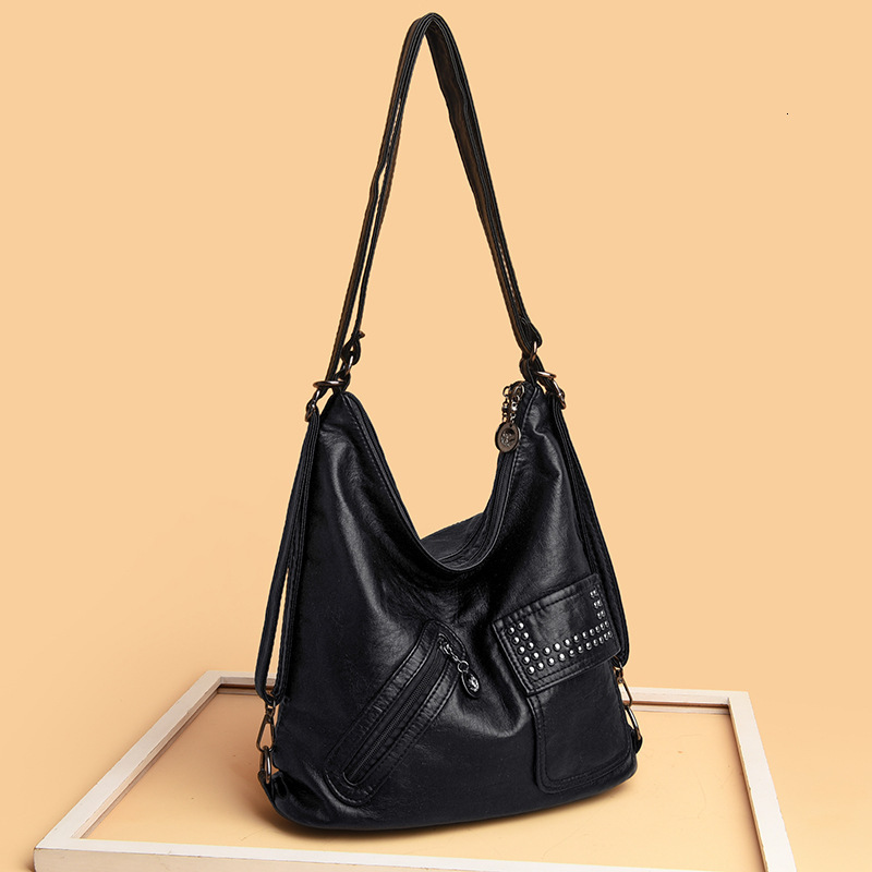 New Fashion Shoulder Bag Simple and Casual Multi functional Women's Backpack