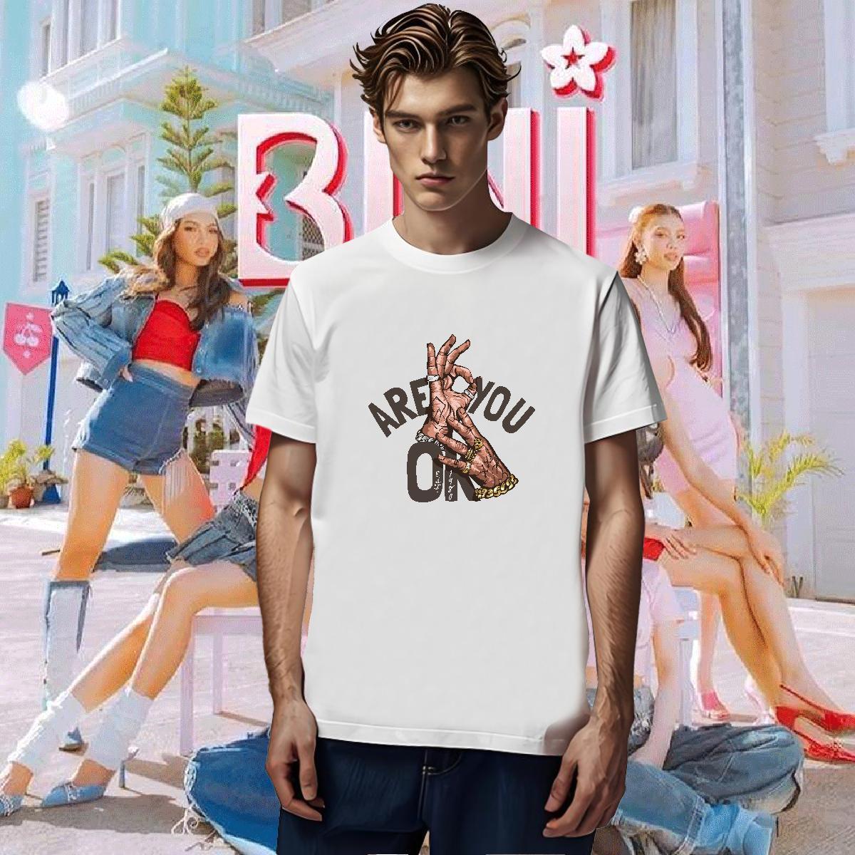Mens T Shirts 230g 100% Cotton hand- Street wear Hip Hop Breathable Short Sleeve Custom Print Oversized Tshirt for Man Woman 2024 Summer Comfortable C