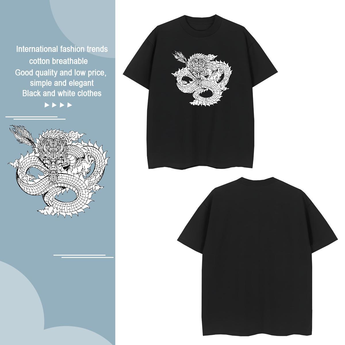 Men T Shirts 230g Pure Cotton angry Street Wear Breathable Short Sleeve Black Oversized Couples T Shirts Classic Comfortable Top Tees