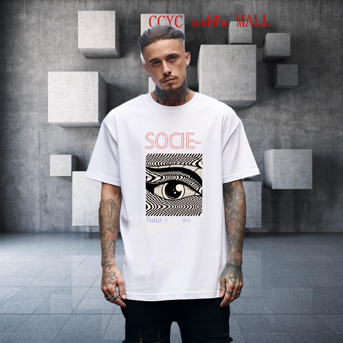 Unisex Men Tshirts Spring Summer 230g Cotton DIY Anime Breathable Soft eyes Men T Shirts Wholesale Tops Tees