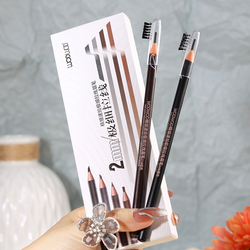 WODWOD Precision Brow Pen - Durable, Resistant, and Easy Application Eyebrow Tool with Brush Head