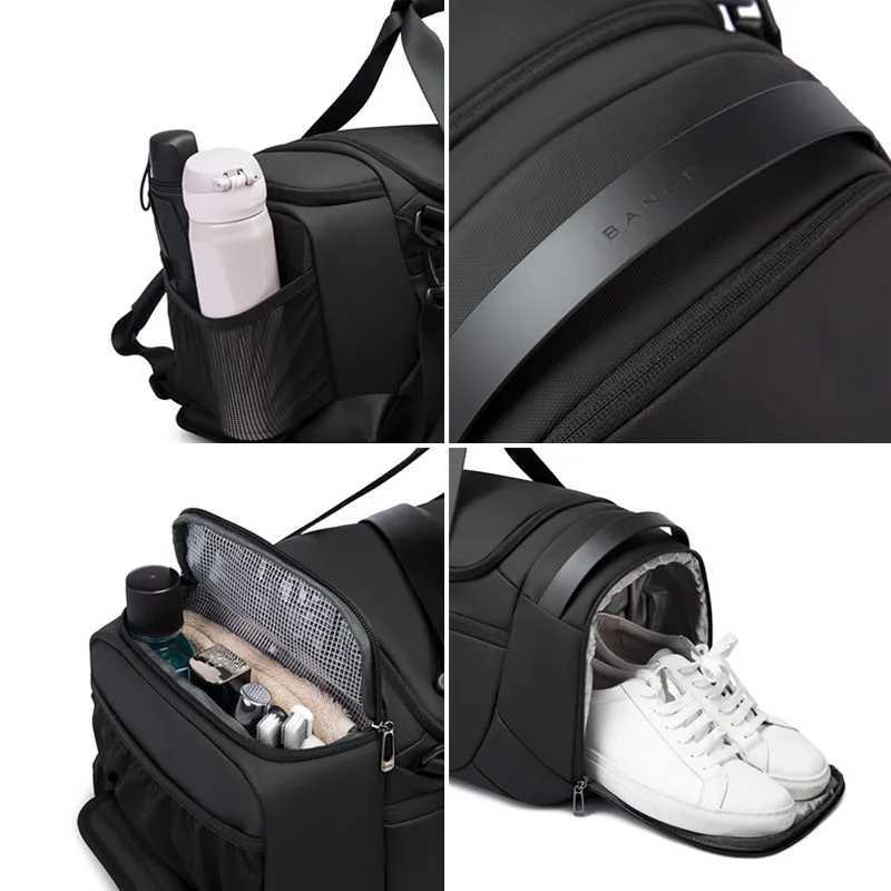 BANGE Sports Bags Men Gym Bags For Fitness Training Outdoor WaterProof Sport Bag Dry Wet Separation Bags Sac De Travel Bag CL240820