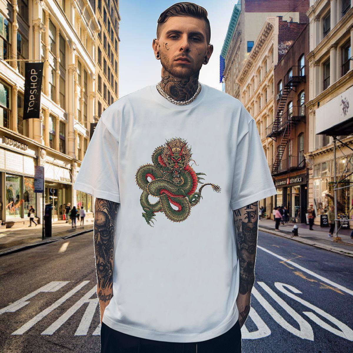 Men T Shirts 230g 100% Cotton angry Home Outdoor Breathable Crew Neck Graphic Men Tees Wholesale TOP Quality Tee Shirt