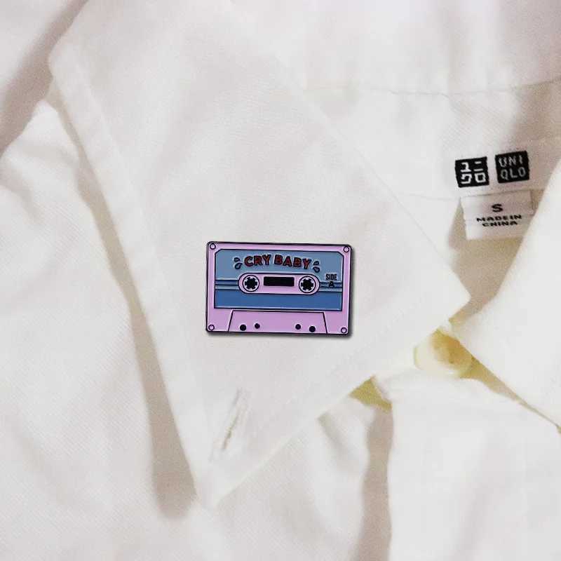 Melanie Martinez enamel pin custom keychain tape CRY Baby singer brooch luxury copper lapel badge cartoon jewelry gift W240815
