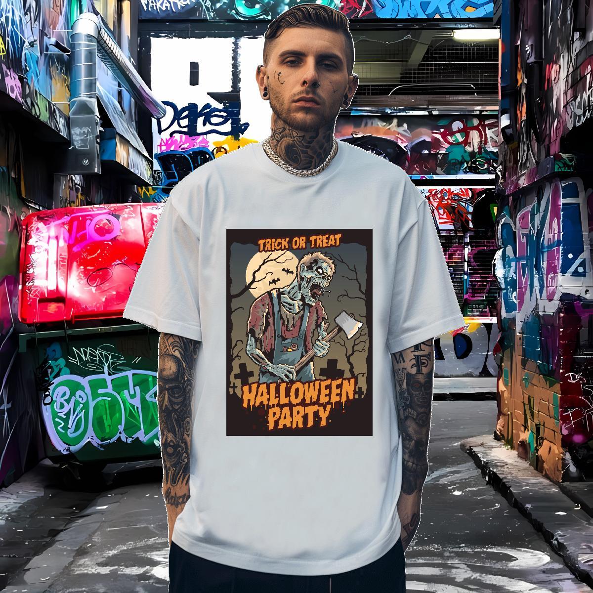 Fashion Casual Couples T Shirts skull Hip Hop Street 230g 100% Cotton Tee Shirt O Neck Short Sleeves Free Shipping T Shirts Men Custom Cartoon