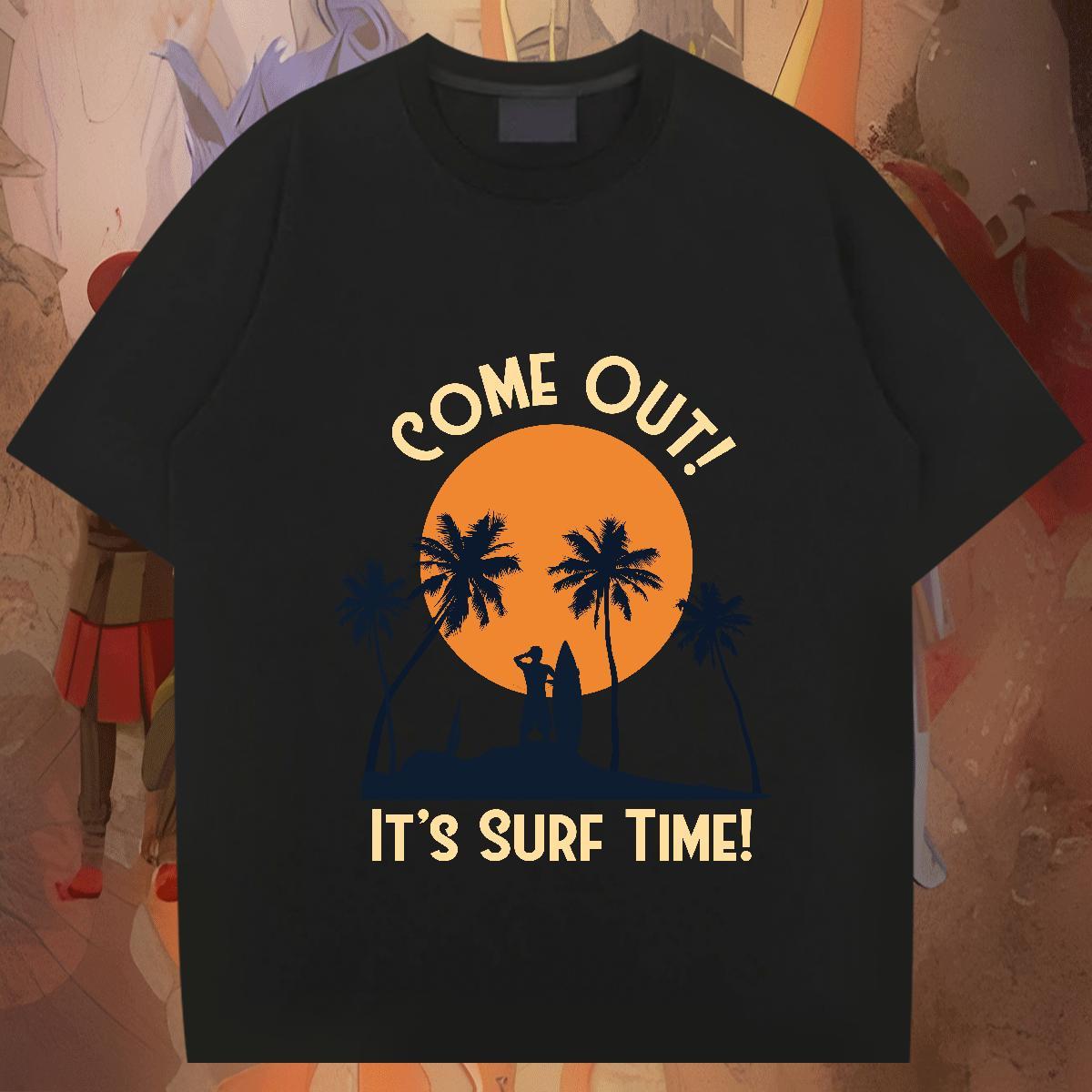 Loose Men Tees Daily Wear 230g Cotton Black White O-Neck Short Sleeve skateboarding T Shirts Men DIY Tee Shirt
