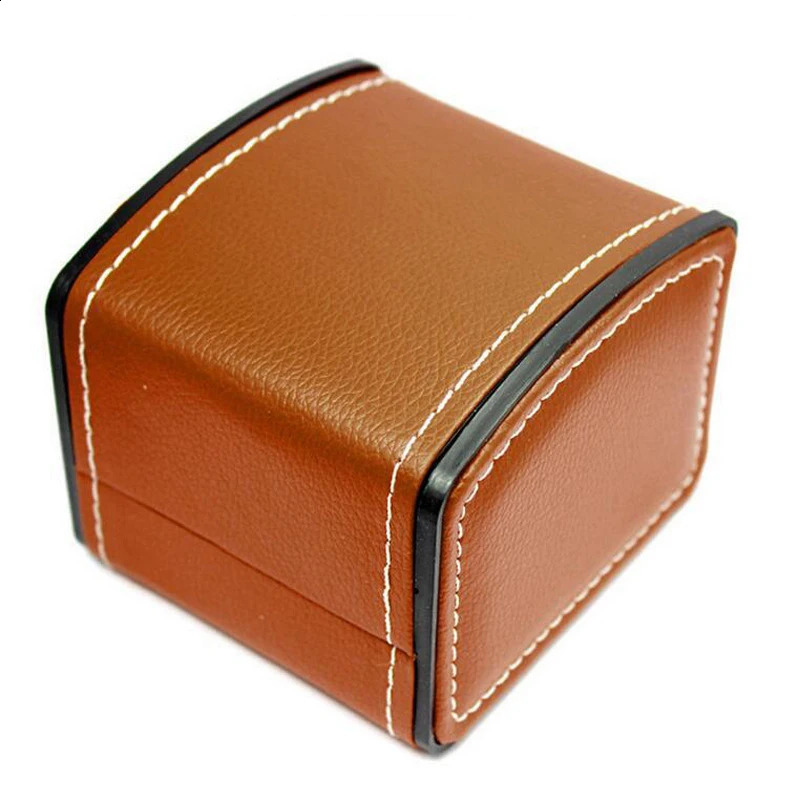 Portable Watch Box PU Leather Case Organizer Storage Rack Mens and Womens Bracelet Vintage Jewelry Pillow 240812
