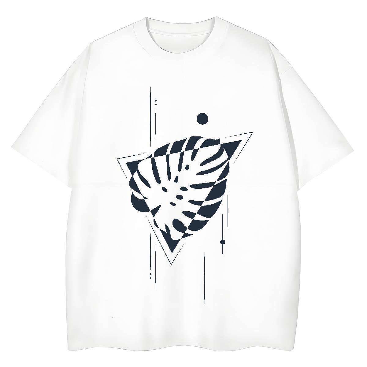 2024 Designer Women Tshirts Hip Hop Breathable Short Sleeve Clothes Comfortable 230g 100% Cotton leaf DIY Logo T-Shirts for Women