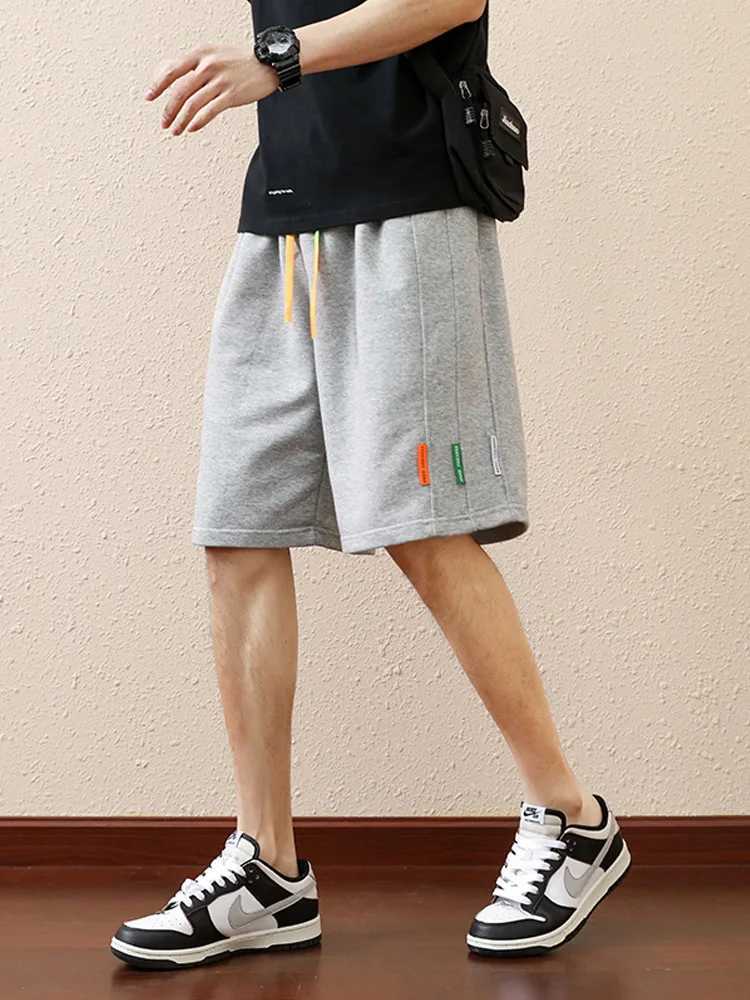 2023 New Summer Mens Shorts Plus Size Cotton Casual Baggy Sports Shorts Male Breeches Oversize Pants Wide Short Sweatpants 8XLXJ240817