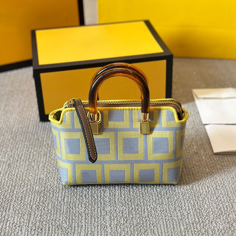 By The Way Mini leather small Boston bag Totes Pure handle tote bag casual messenger Cross body fashion clutch bag L8fh#