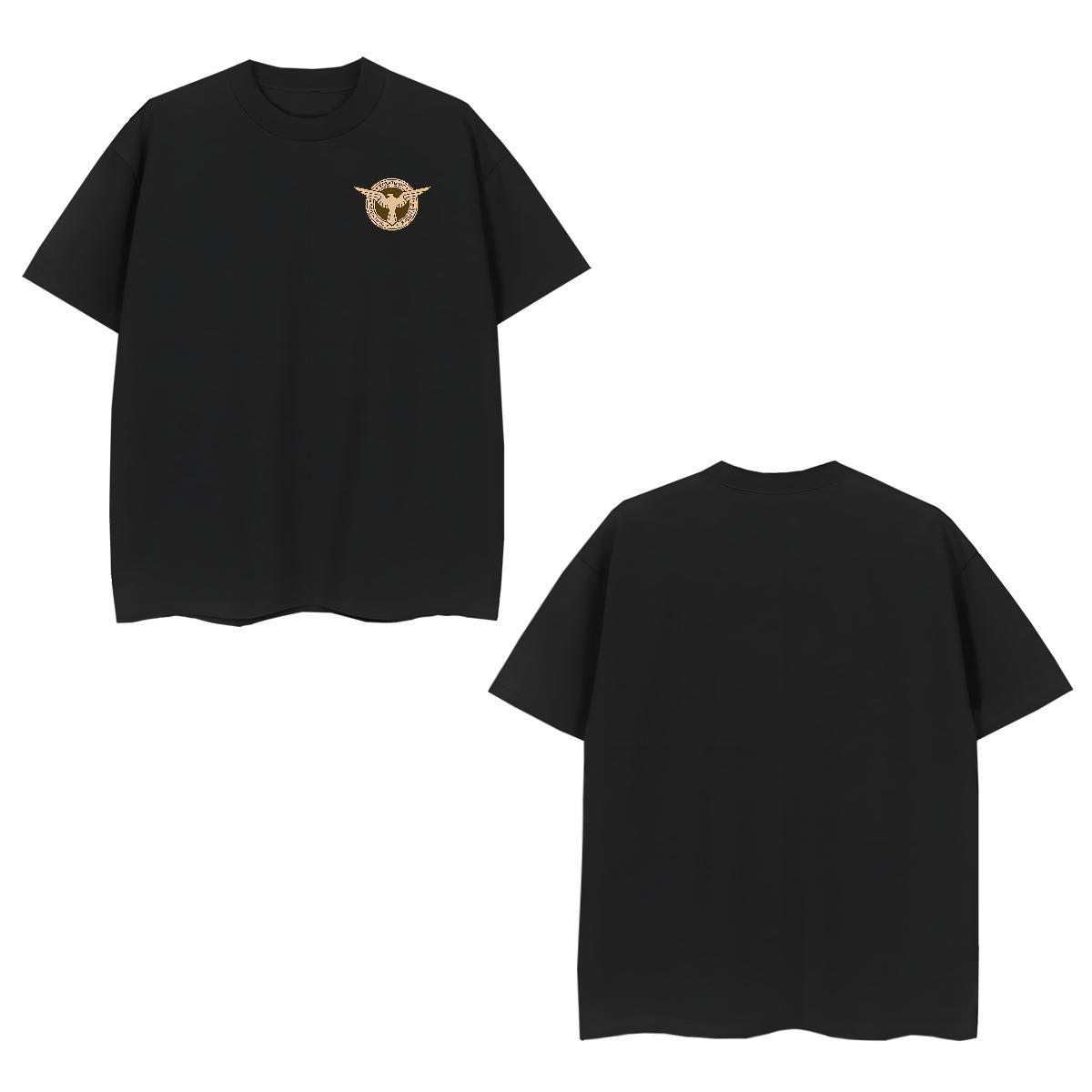 Fashion Design Men Clothes T-Shirt logo Sport 230g Pure Cotton Tops Tees Breathable Crew Neck Cool Design Mens T Shirts Asian Size