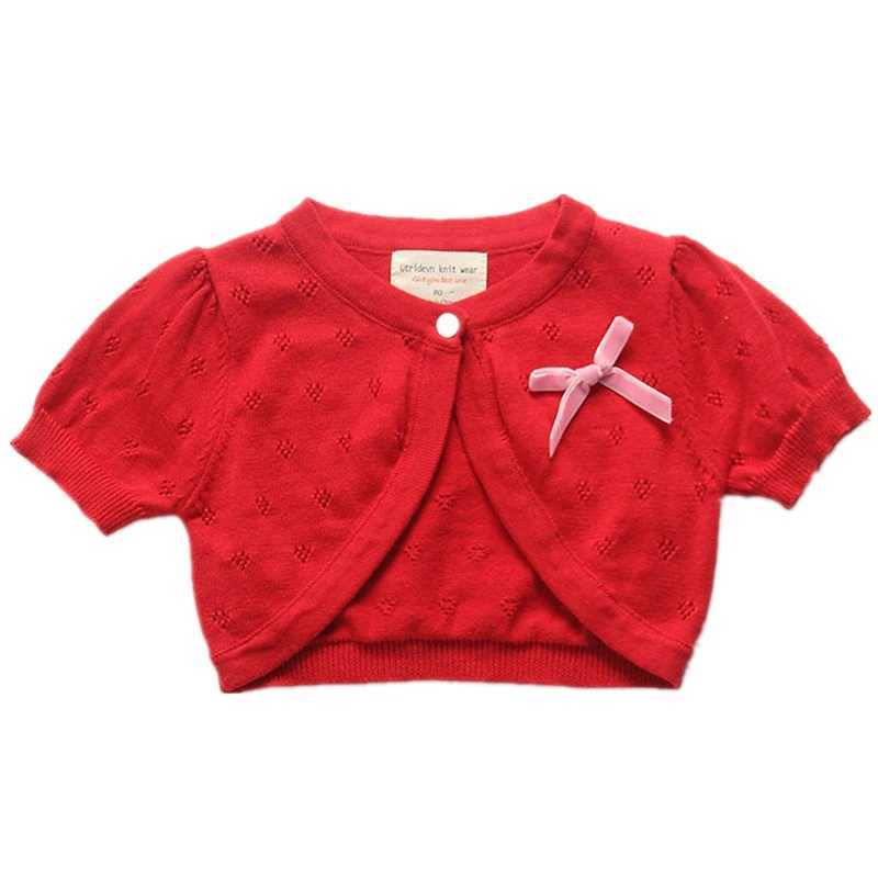 1-10yrs Red Summer Girls Jacket Beach Girls Cardigan Short-Sleeved Girls Coat 1 2 3 4 5 6 Years Old Girls Clothes 194002XJ240819
