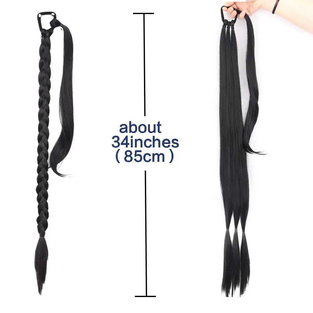 MERISIHAIR wig ponytail womens long European and American tie bag style hair extension ponytail boxing ponytail W240817