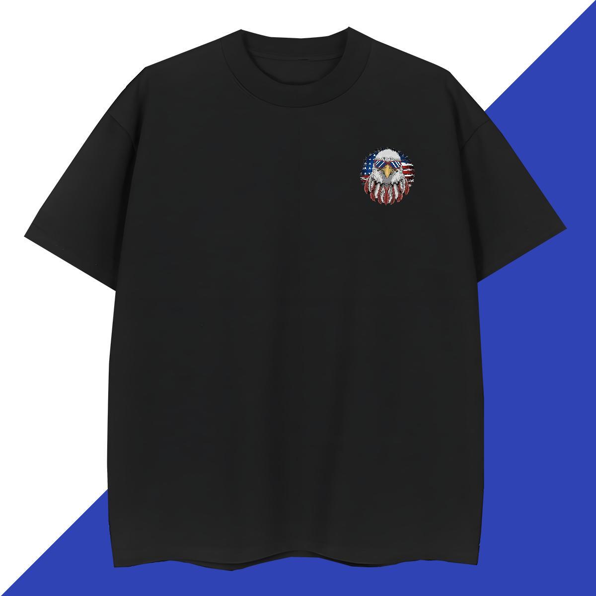 Popular Tshirt for Man Woman Beach 230g Pure Cotton Anime Breathable Short Sleeve eagle Men T Shirts New Designer Tees