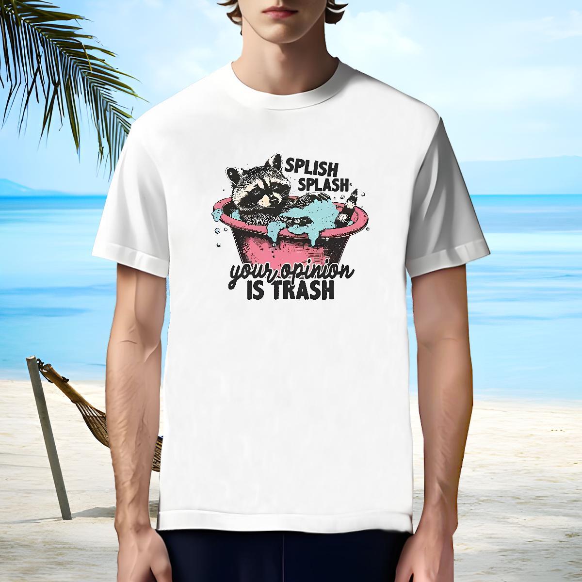 Loose Man T Shirts have a bath Crew Neck Breathable Daily Outfit Customized Print 230g Cotton Couples T Shirts New Arrival Polos