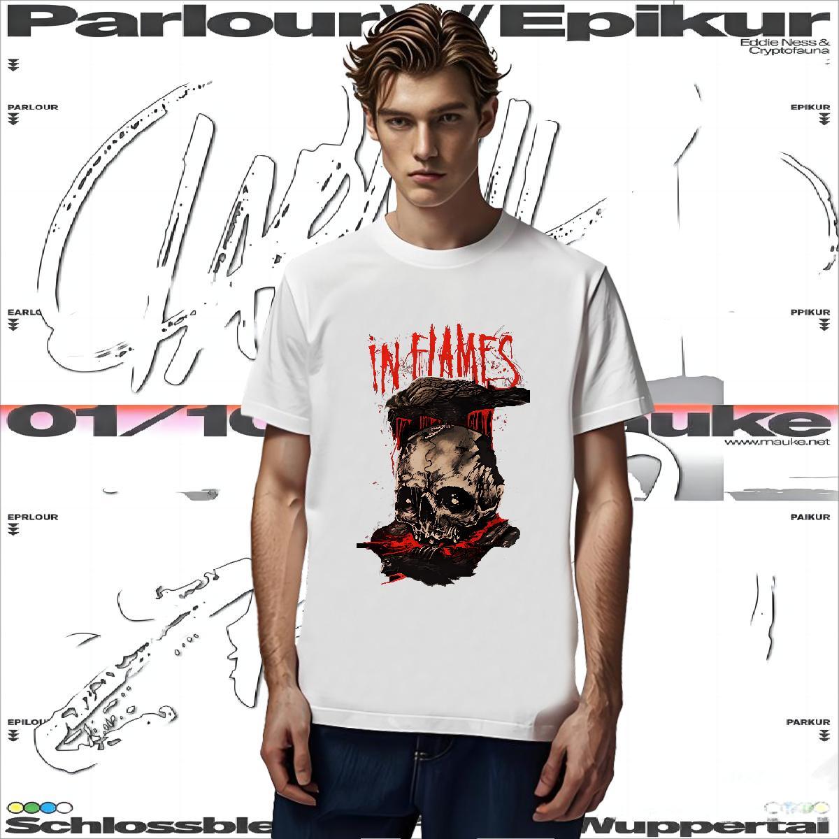 T-Shirts 100% Cotton 230g scary Street Wear Short Sleeve Soft DIY Printed Men Tshirts Fashion New Brand Clothes