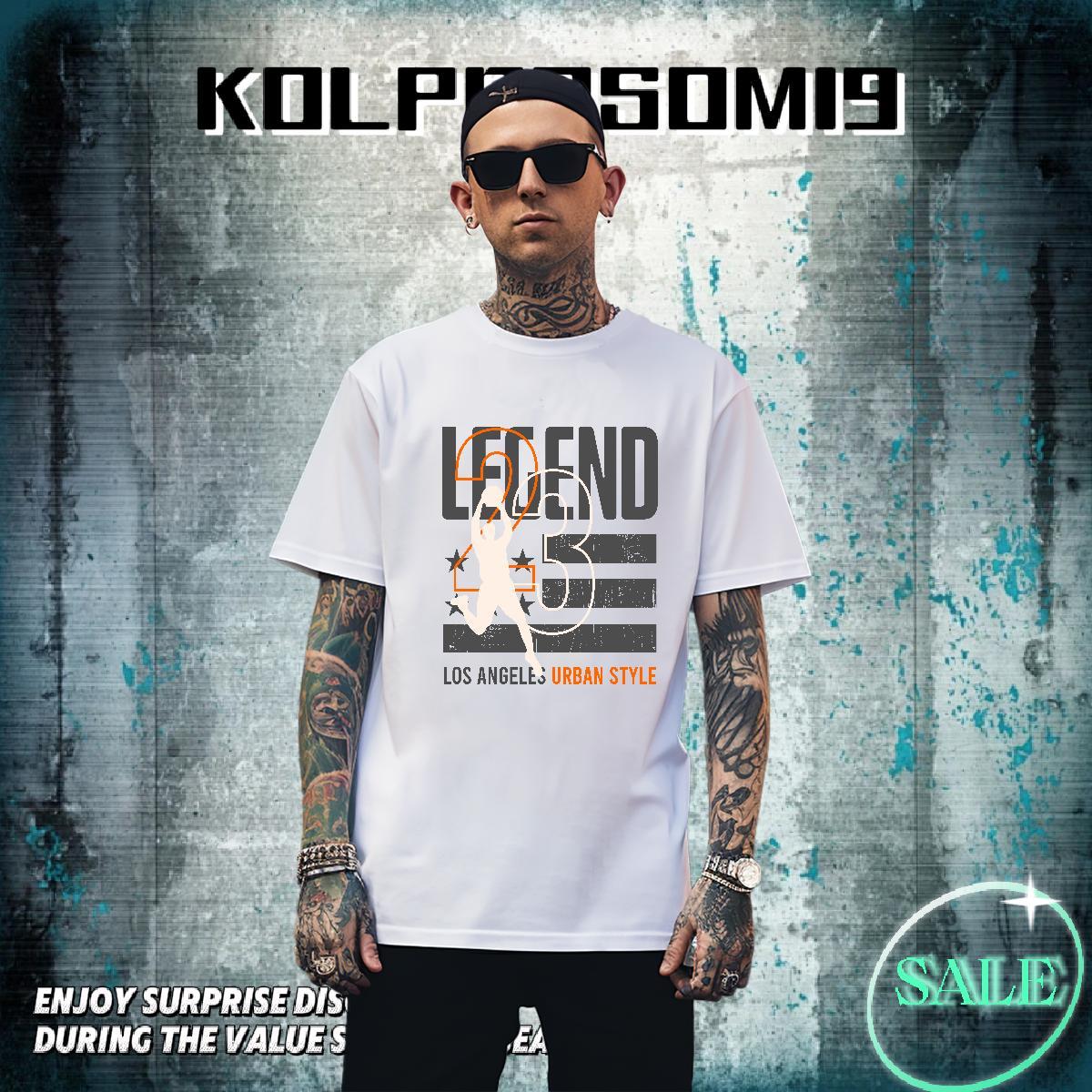 Popular Men Tops Tees Casual Daily Wear 230g Pure Cotton Custom Printing Short Sleeve O-Neck basketball Men T Shirts Designer Clothings