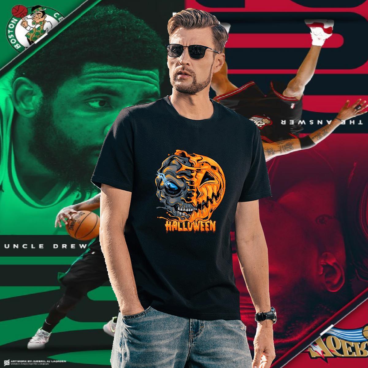 T-Shirts for Men 230g 100% Cotton pumpkin Hip Hop O Neck Short Sleeves Custom Print Oversized Couples T Shirts New Designer Loose Fit Clothings