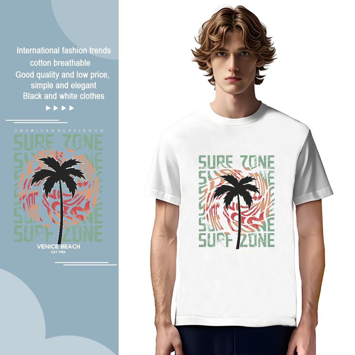 Cool Design tree 230g Pure Cotton Tshirt for Man Woman Hip Hop Short Sleeve O-Neck T Shirt For Man Classic Casual Custom Print Plus Size Tees Shirts