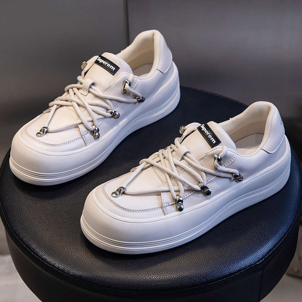 Ddmysports Little White Spring New Casual Flat Bottom Versatile Genuine Leather Shallow Mouth Running Eightening Single Shoes Women S Trend OUTDOOR