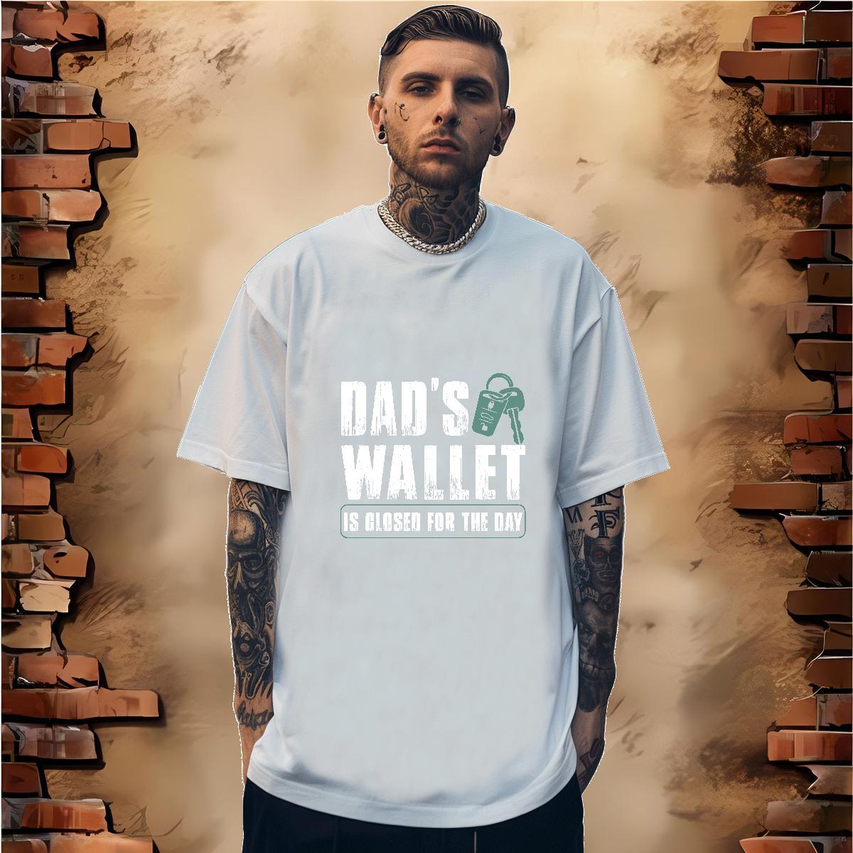 TOP Quality keys 100% Cotton 230g Men Clothes T-Shirt Daily Outfit Crew Neck T-Shirts for Men Custom DIY Printed Wear