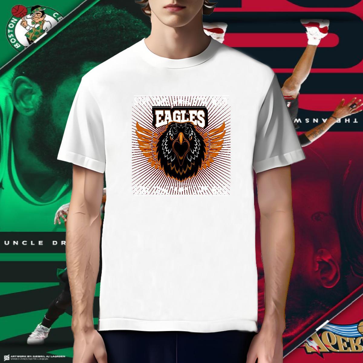 Cool Man T Shirts eagle Pure Cotton Casual Daily Wear Oversized 4XL 100% Cotton 230g Tshirts Classic Casual Tees Shirts