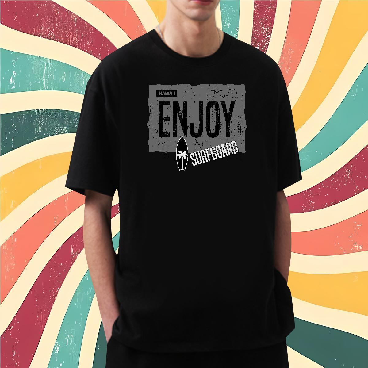 Cool stakeboarding 230g 100% Cotton Men Clothes T-Shirt Spring Summer O Neck Short Sleeves T Shirts Men DIY Custom Print Oversized Polos