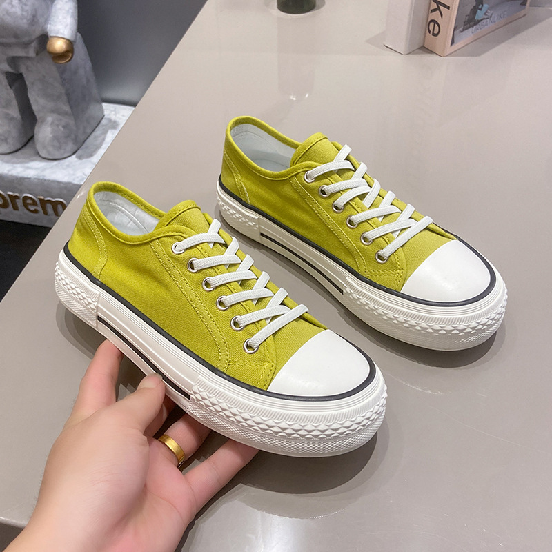 Ddmysports Korean Version Canvas For Women Summer New Versatile Student Breathable Running Board Casual Shoes S Trend OUTDOOR
