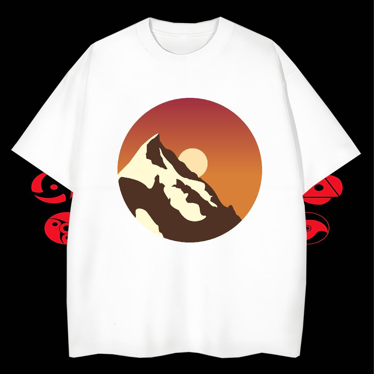 Loose Fit Men Clothes T-Shirt Casual Daily Wear 100% Cotton 230g Oversized 4XL Short Sleeve O-Neck sky Mens T Shirts New Arrival Top Tees