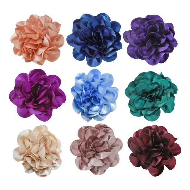 20cm flower crown fabric peony charm brooch fashion party accessories fashion lapel pin statement W240815