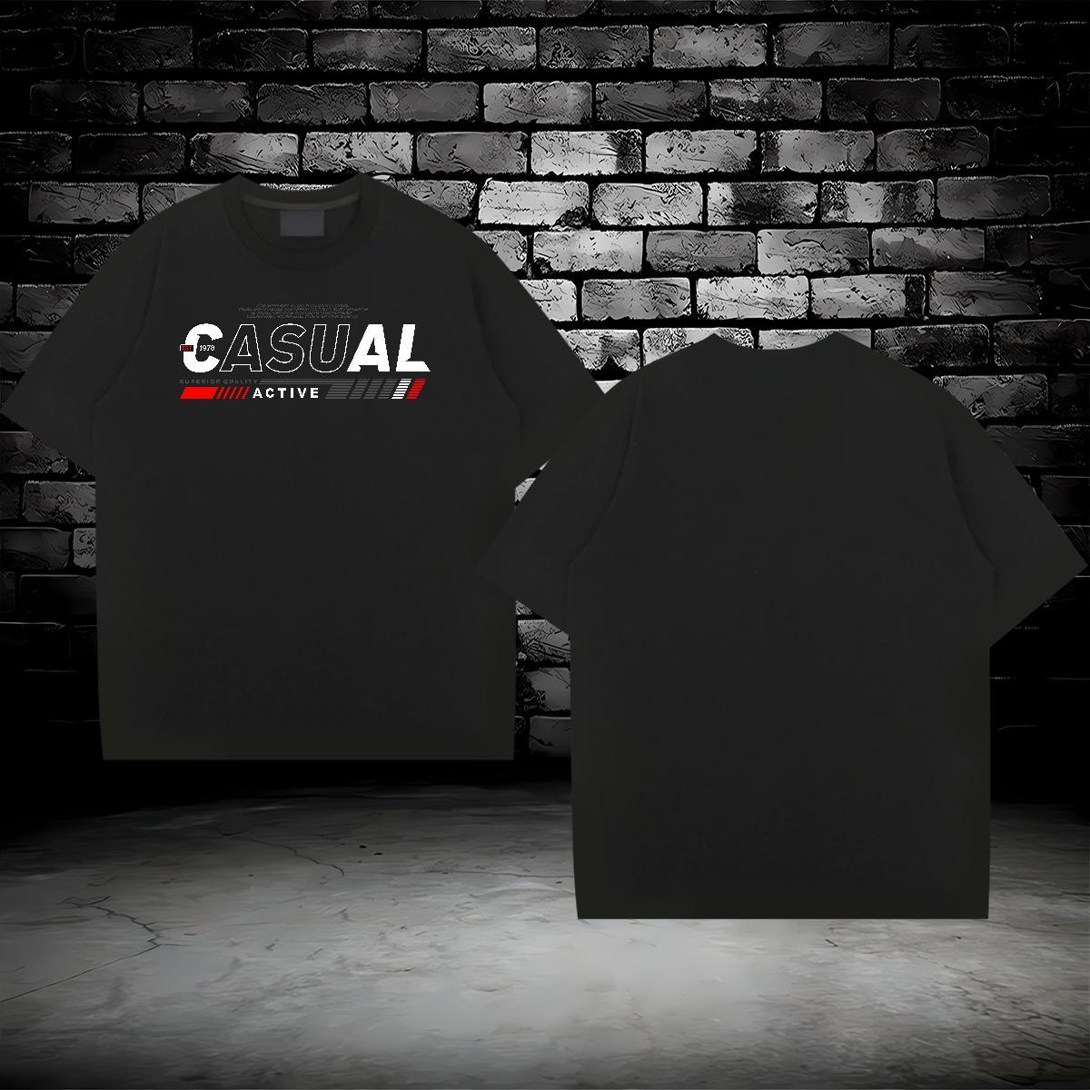 Unisex letter 230g Pure Cotton Men Tshirts Home Outdoor Short Sleeve Soft T shirt DIY Skull Tops Shirt