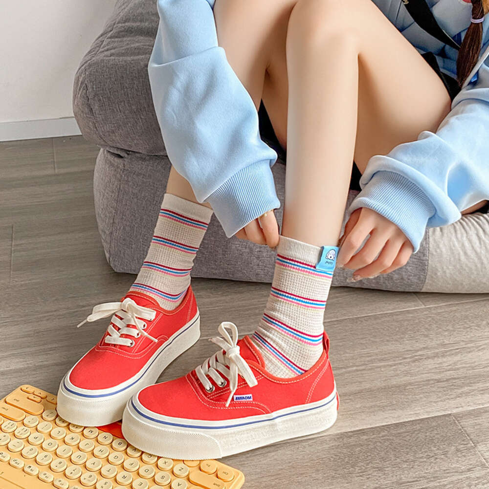 Ddmysports Canvas Women S Summer New Student Korean Edition Instagram Versatile Thick Sole Board Spring And Autumn Casual Shoes TP OUTDOOR
