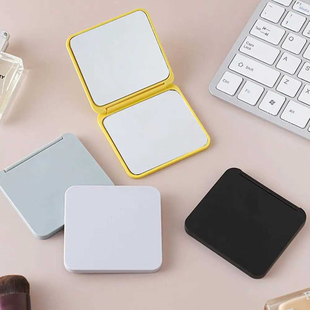 Pocket Makeup Mirror Portable Magnifying Mirror Dual Sides Cosmetic Mirror Handheld Travel Beauty Tool Y240819