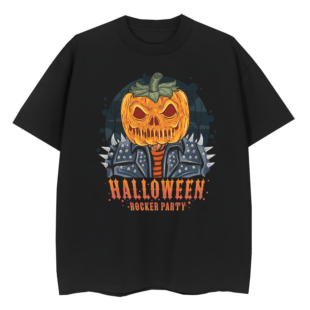 Loose Men T Shirts halloween Breathable Summer Casual Custom Printing 100% Cotton 230g Men Tees Customized Top Tees
