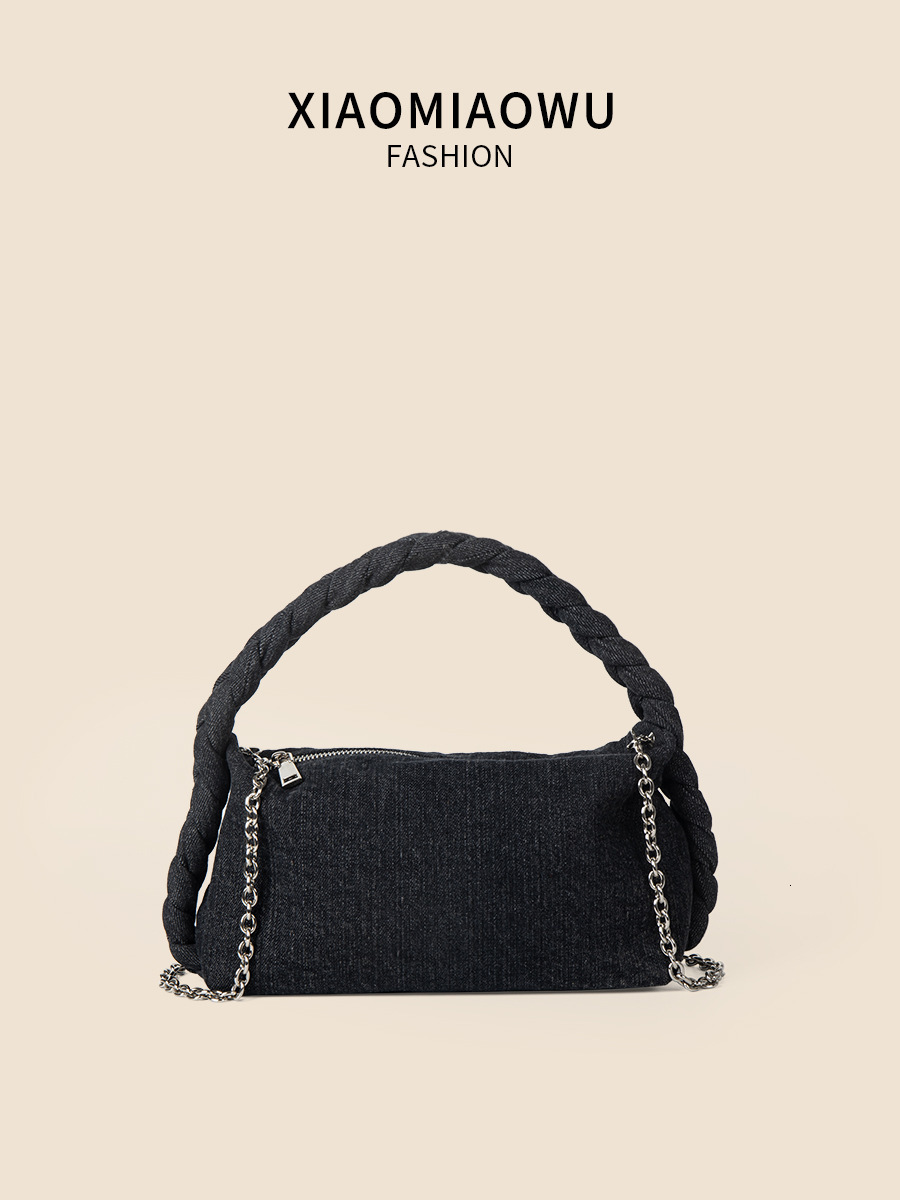 Versatile summer crossbody chain bag, high-end sense, niche temperament, denim commuting, student women's handbag