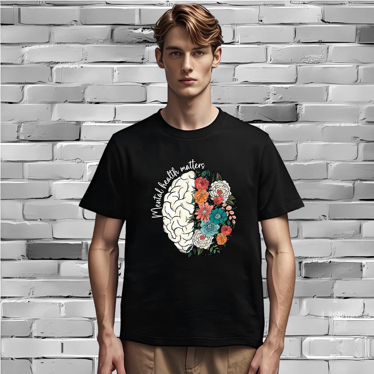 Fashion New Tshirt for Man Woman head Outdoor 100% Cotton 230g Tee Shirt Breathable Crew Neck Cool Design T-Shirts Customized