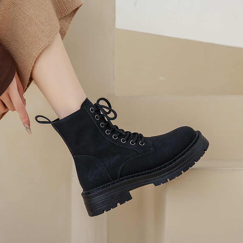 Ddmysports Instagram Trendy Martin Women S Summer New British Thick Sole Student Short Versatile Motorcycle Yellow Boots OUTDOOR