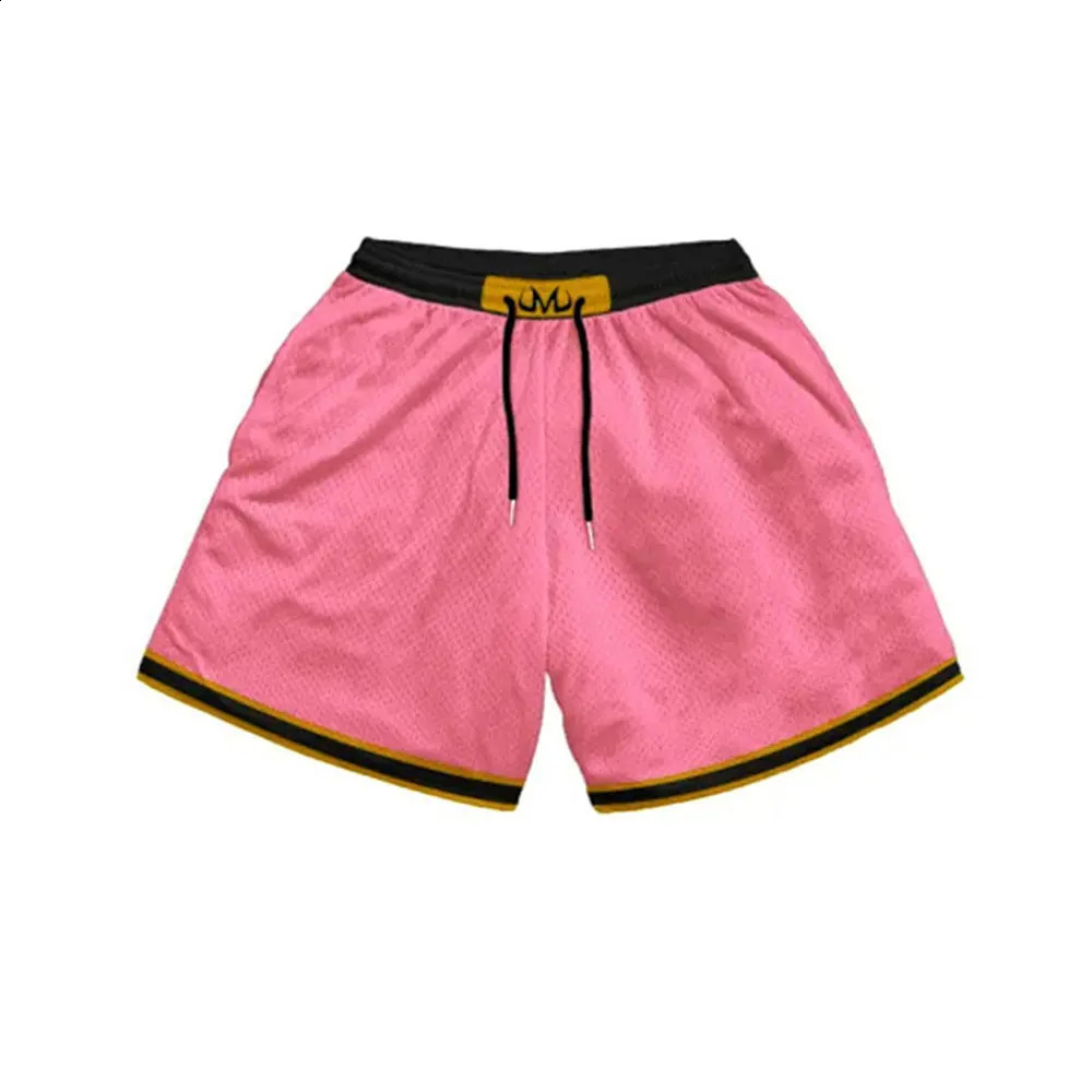 Mens gym shorts 3D printed quick drying grid casual board summer jogging fitness basketball 240819