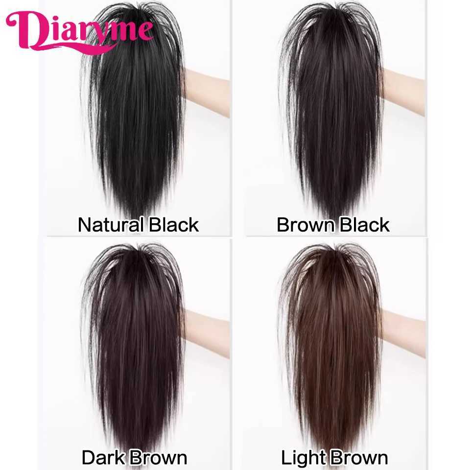 Ponytail wig womens synthetic long hair waterfall half series high ponytail claw clip ponytail wig girls natural fake sea W240817