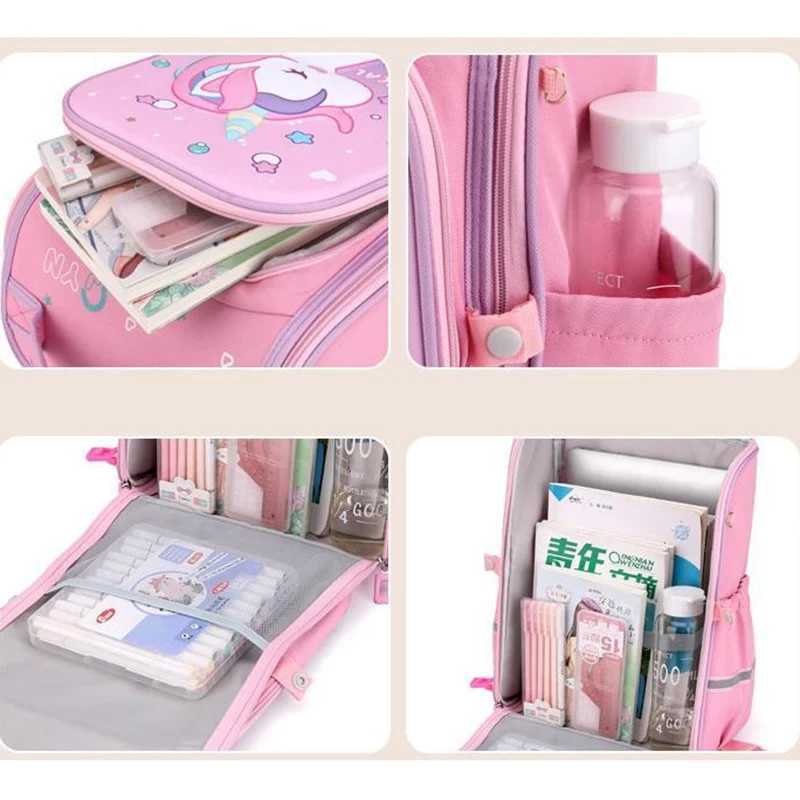 New Space Schoolbag Trolley Estuches Escolares Primary School Student Backpack Rolling Back Packs Bag for Women Bagpack Borse Y240820