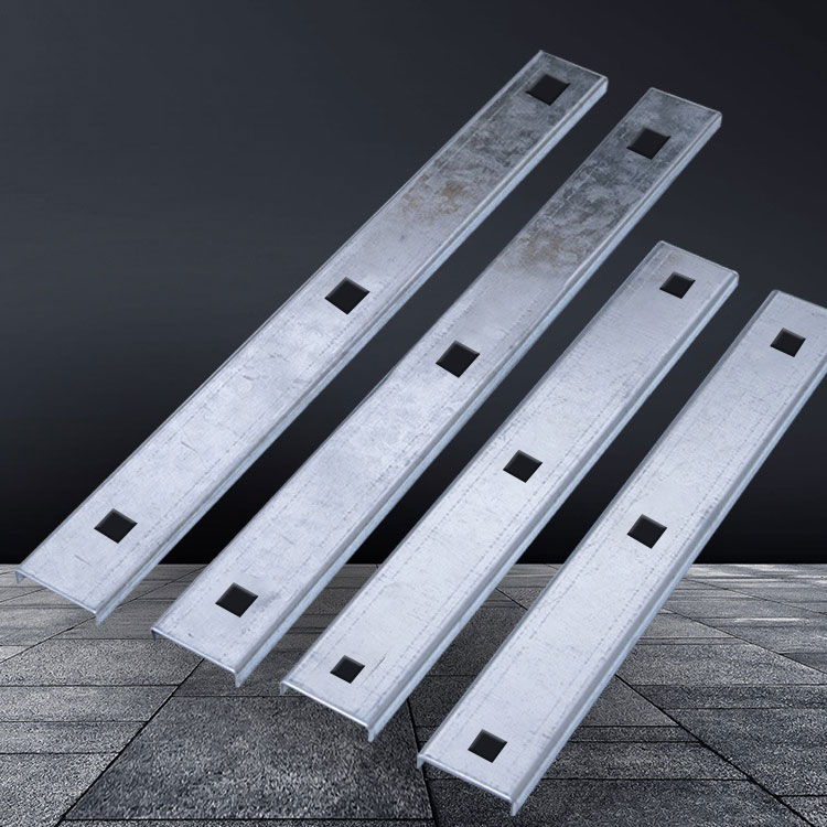 Custom Manufactured Galvanized Power Tray Bridge Panel with Cross Beam for Industrial Use