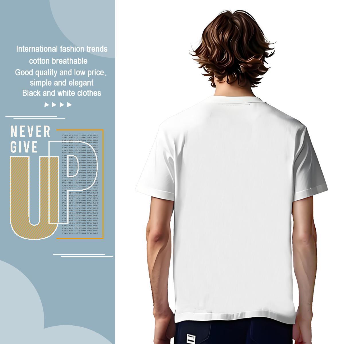Free Shipping letter T Shirts Men Casual Men Clothes T-Shirt 230g 100% Cotton Custom Short Sleeve O-Neck Custom Print Oversized Polos