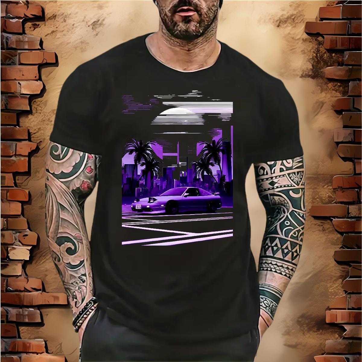 Cool beach 230g Pure Cotton Men Tops Tees Summer Casual Breathable Crew Neck Mens T Shirts Custom Custom Cartoon Top Tees