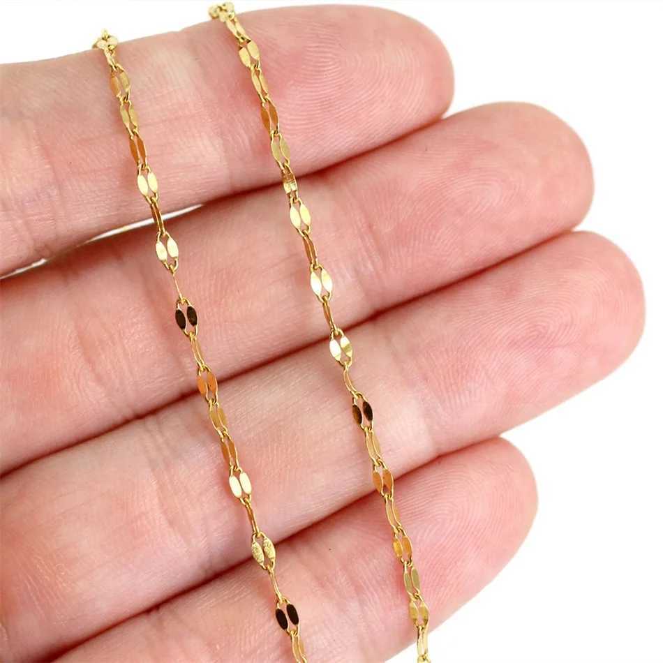 JUJIE 316L stainless steel fish lip chain anklet suitable for womens thin female hip-hop barefoot bracelet jewelry direct shipping/wholesale W240815