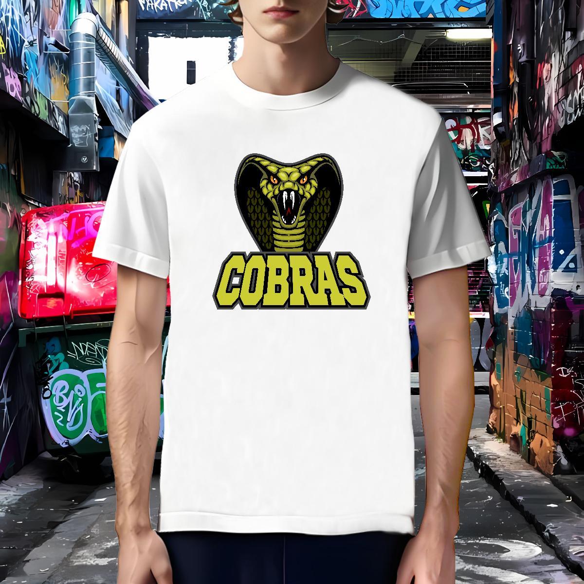 TOP Quality Men T Shirts cobra Crew Neck Breathable Street wear Hip Hop White Plus Size 230g 100% Cotton Mens Tshirts Casual New Top Tees