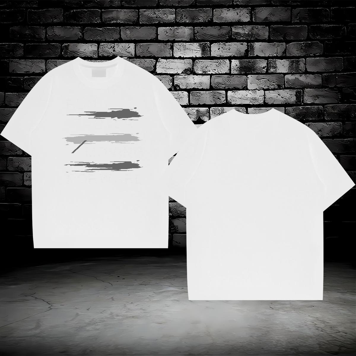 Cool Design letter 100% Cotton 230g Tshirts Beach O-Neck Short Sleeve T-Shirts New Designer Custom Printed Tops Tees