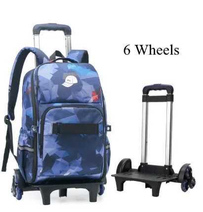 Children Rolling Backpack bag for Boys Primary Student School bag on Wheels School Wheeled Backpack for boys School Trolley Bags Y240820