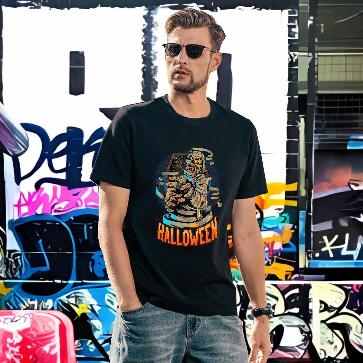 Soft T shirt skull Breathable Crew Neck Spring Summer DIY Logo Oversized 230g 100% Cotton Tshirt for Man Woman Wholesale Tees