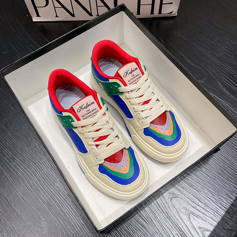Ddmysports Summer New Mandarin Duck Colored Small White Trendy Student Breathable Versatile Casual Board Shoes Female OUTDOOR
